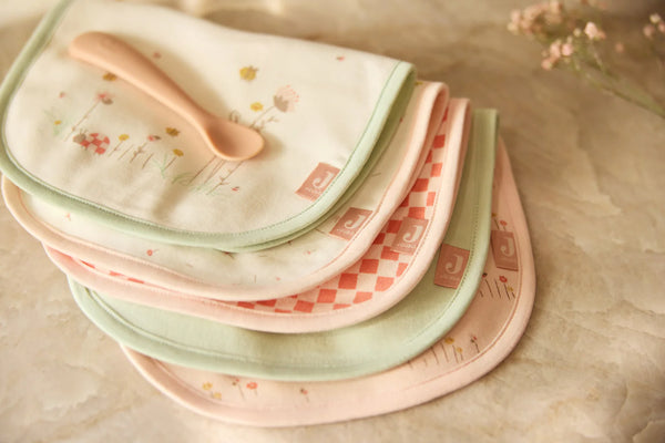Lätzchen Jersey Wasserdicht - Pretty Picnic - 5 Stück