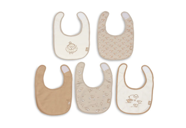 Lätzchen Jersey Wasserdicht | Woolly | 5 Stück