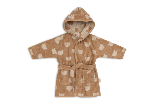 Bademantel - Jacquard Teddy Bear - 1-2 Jahre