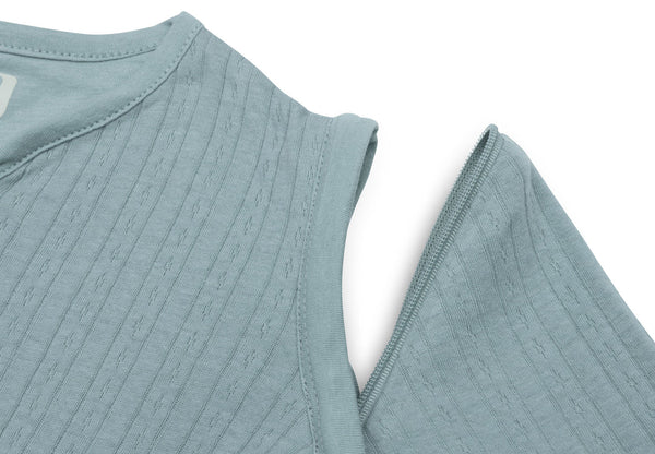 Schlafsack mit abnehmbaren Ärmeln Rund  Ajour - Sea Green
