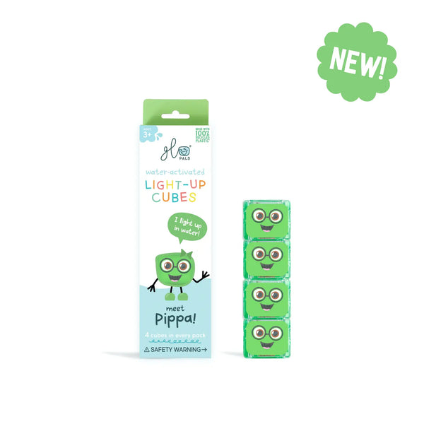 GLO PALS Pippa 4 Cubes Green