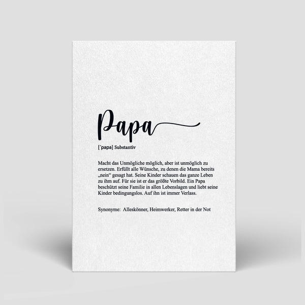 Karte Papa