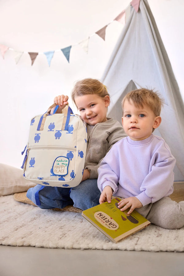 Kinder Rucksack | Square | Happy Trails | Frosch