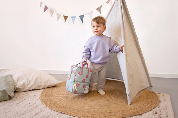 Kinder Rucksack | Square | Happy Trails | Blume