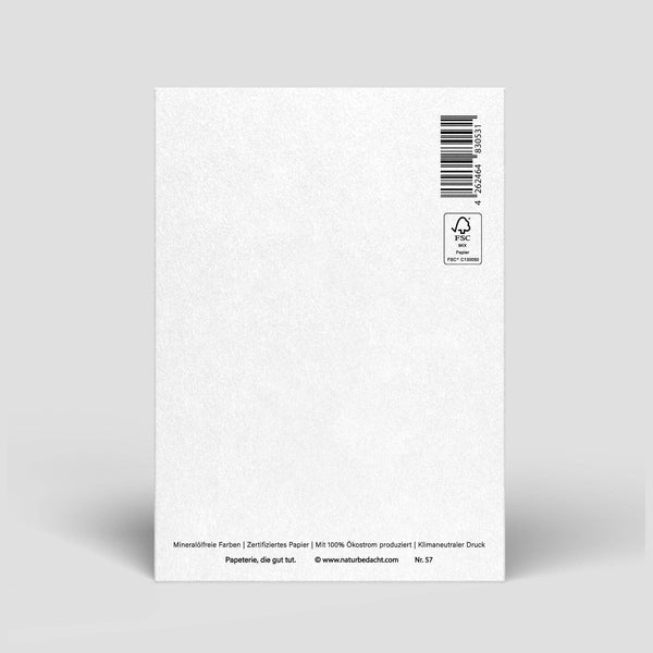 Postkarte - Geburt - Wal-Familie