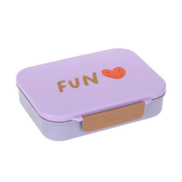 Brotdose | Bento Lunchbox | Little Gang | Herz Lila