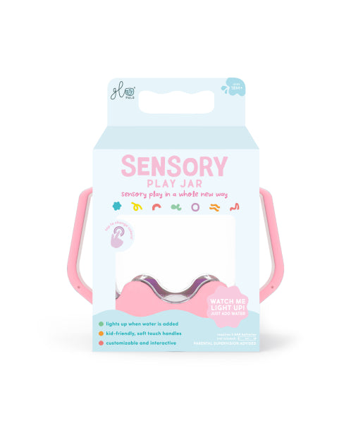 Glo Pals Sensory Jar BubbleGum Pink