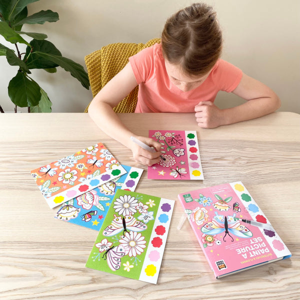PAINT A PICTURE SET BUTTERFLIES & FLOWER