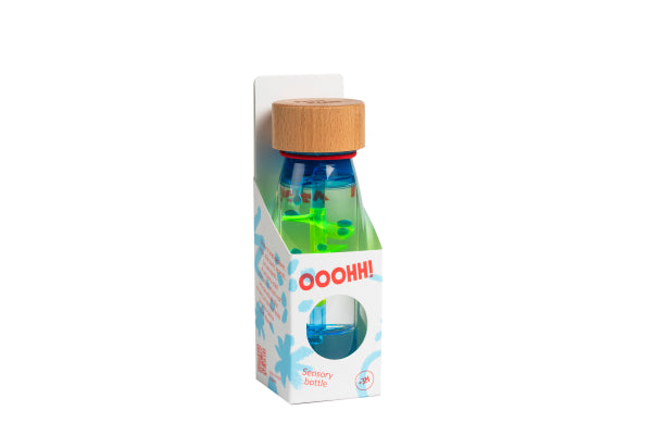 PETIT BOUM MOVE BOTTLE SPIRAL BLUE