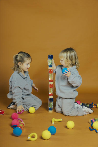 PETIT BOUM MOVE BOTTLE SPIRAL BLUE