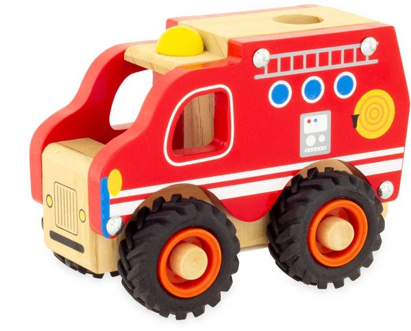 Holzauto | GELÄNDE FEUERWEHRAUTO