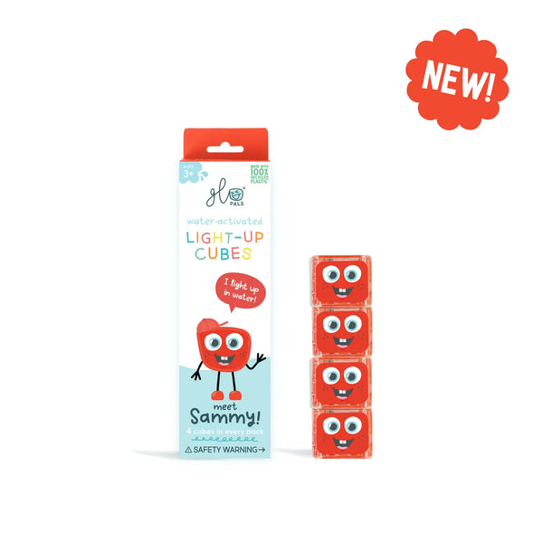 GLO PALS Sammy 4 Cubes Red