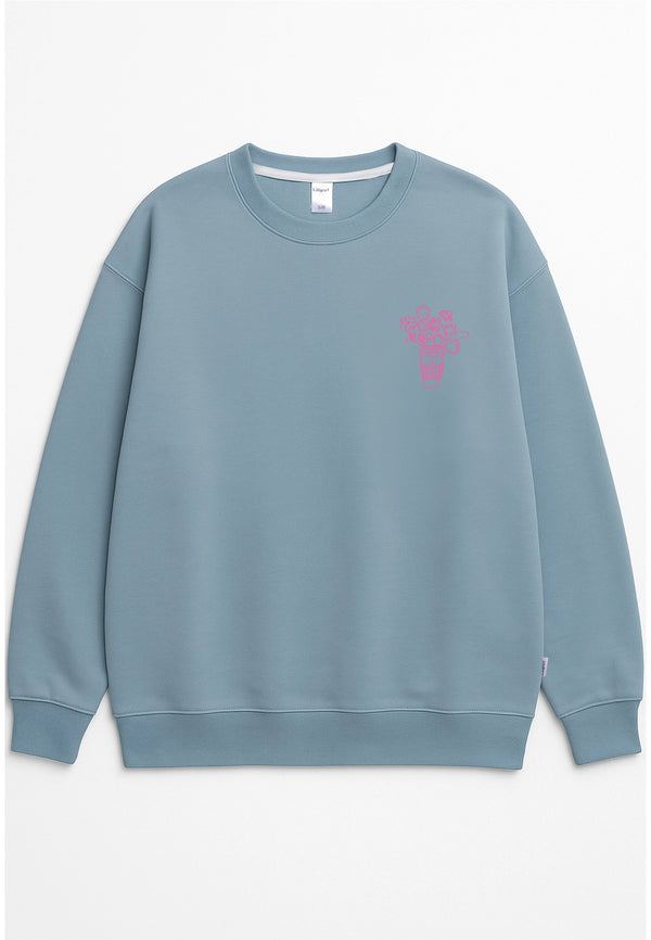 Erwachsenen Sweatshirt | Let Love Bloom