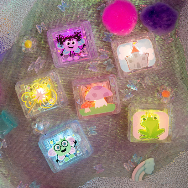 GLO PALS FANTASTIC FAIRIES 6 Cubes
