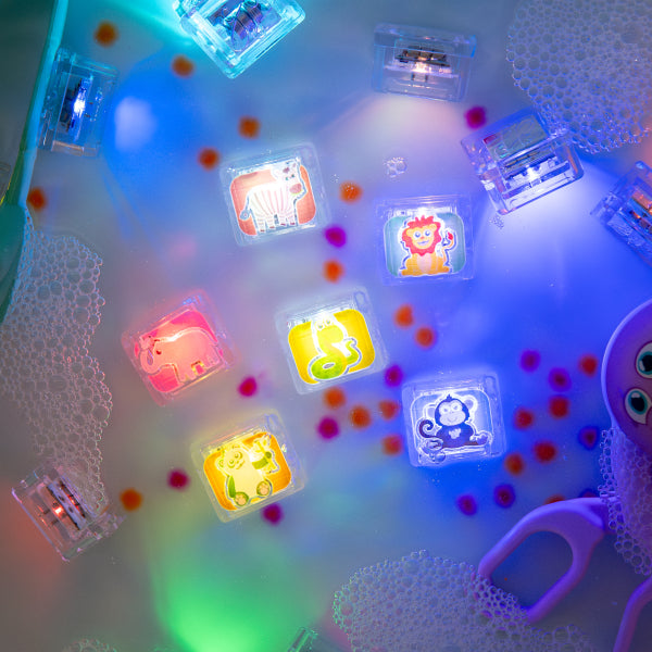 GLO PALS ZANY Zoo 6 Cubes