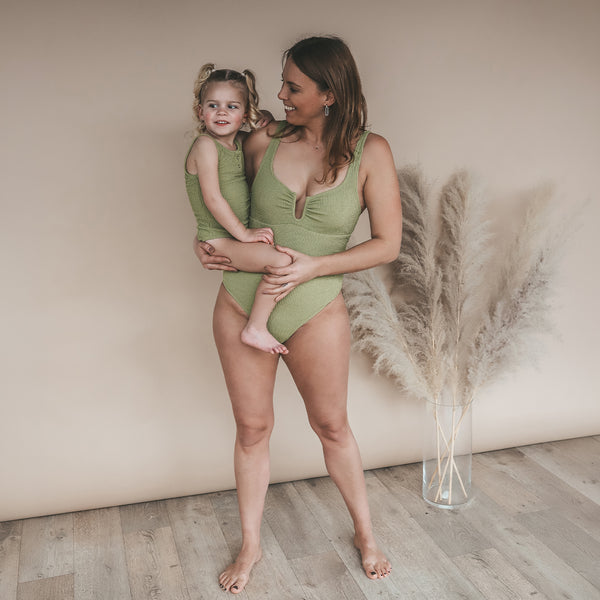 Glitter Crinkle | Swimsuit | Iguana
