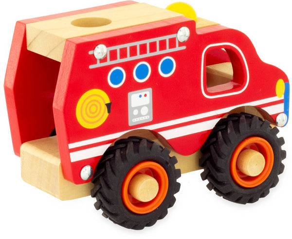 Holzauto | GELÄNDE FEUERWEHRAUTO