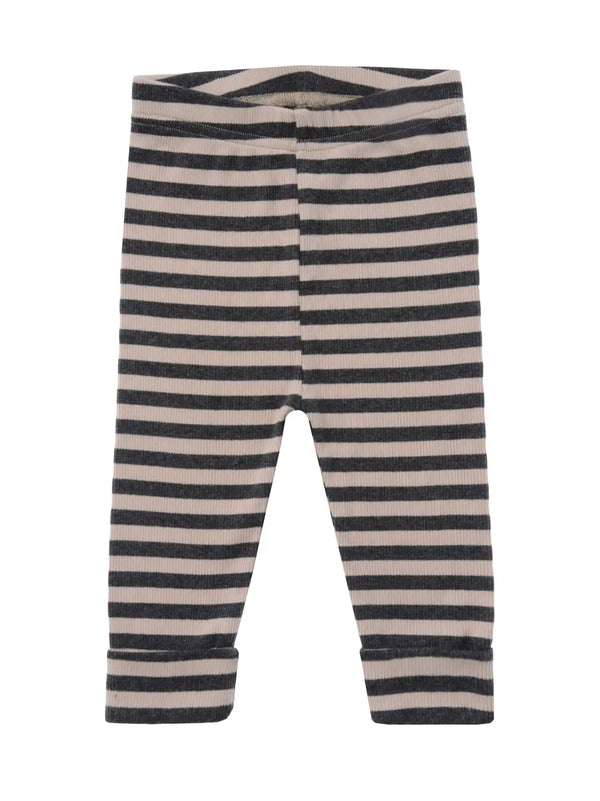 Leggings | grau-beige gestreift | Baby
