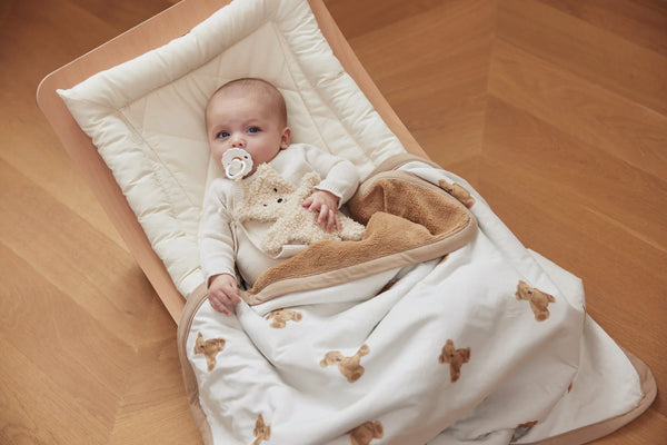 Decke | 75x100cm | 1.5 TOG | Jersey | Teddy Bear