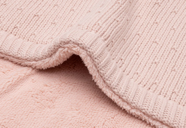 Decke | 75x100cm | 2. TOG | Knit/Fluffy | Silk Rose