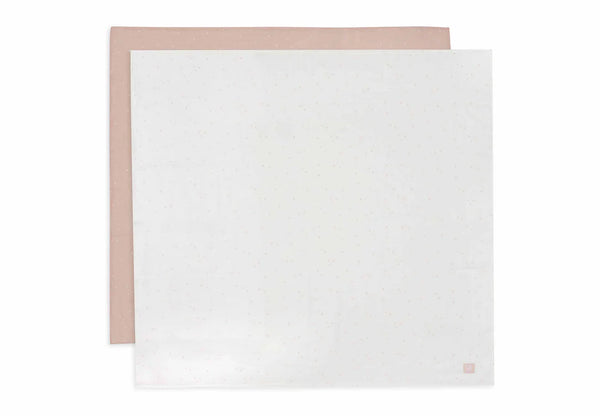 Mullwindeln 115x115cm Twinkling - Wild Rose - 2 Stück