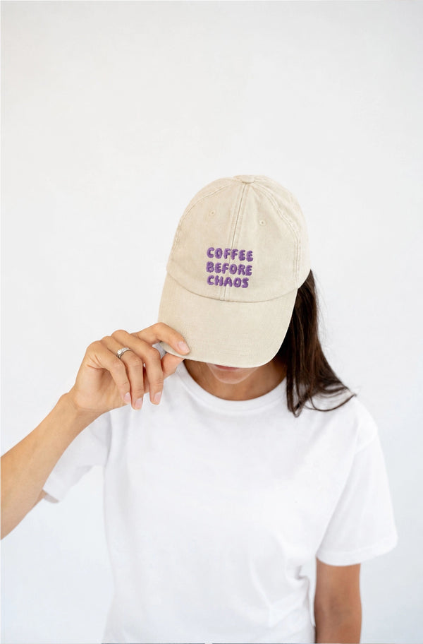 Erwachsenen Cap | Coffee before Chaos