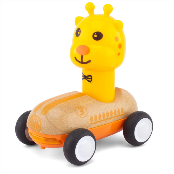 Holzauto | DRÜCKEN & LOS | GIRAFFE