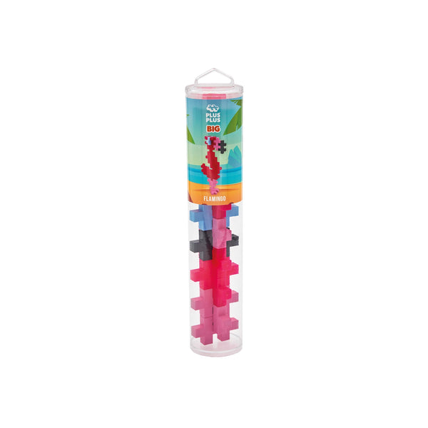 Plus Plus BIG | 15 Kreativ Bausteine | Flamingo