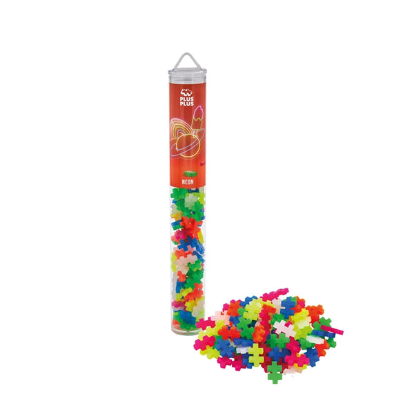 Plus Plus | 100 Kreativ Bausteine | Neon
