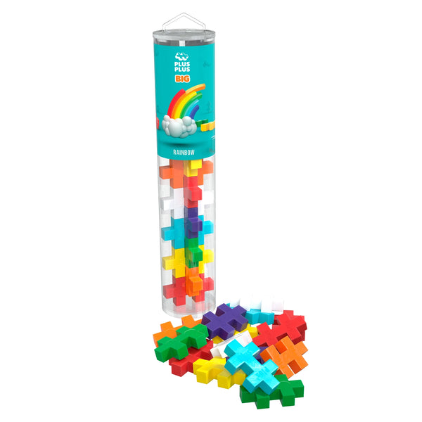 Plus Plus BIG | 15 Kreativ Bausteine | Regenbogen