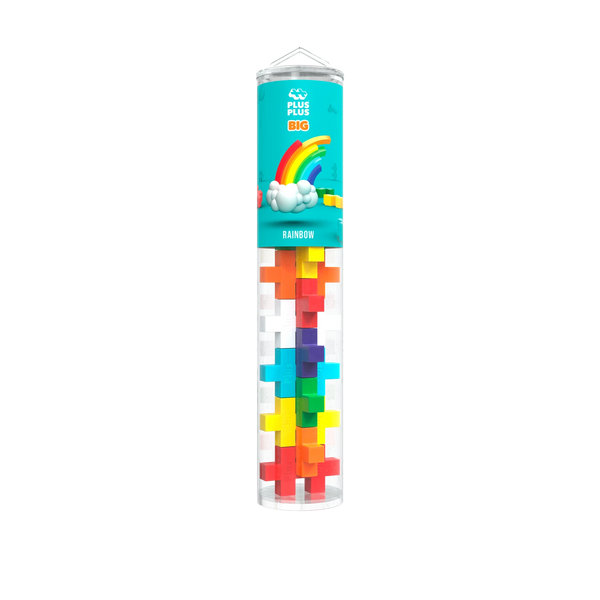 Plus Plus BIG | 15 Kreativ Bausteine | Regenbogen
