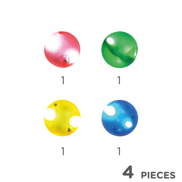 Cleverclixx Balls Pack Dazzling Lights | 4 Teile