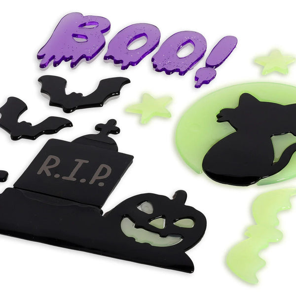Legami | Set mit Gel-Fensteraufklebern | Windo-Glow | Boo