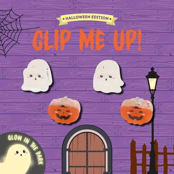 Legami | HALLOWEEN Haarclips 4er Set Geist & Kürbis