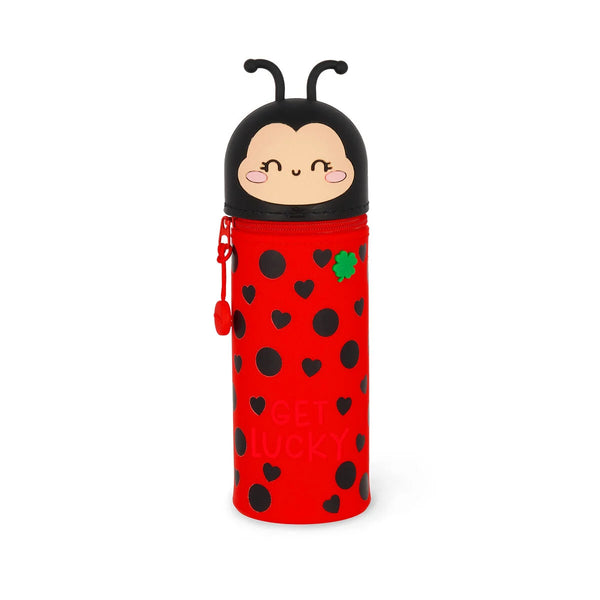 2-in-1-Federmäppchen aus Silikon - Kawaii