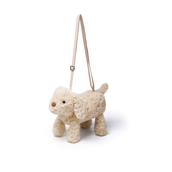 Golden Puppy Shoulder Bag | 25cm