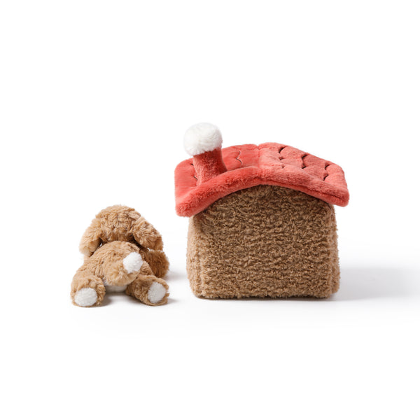 Relax Puppy mit Haus | 18 cm