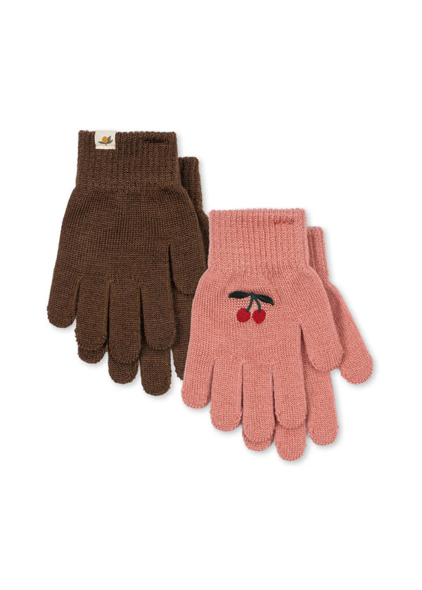 Handschuhe | 2er Set | Wolle Mix