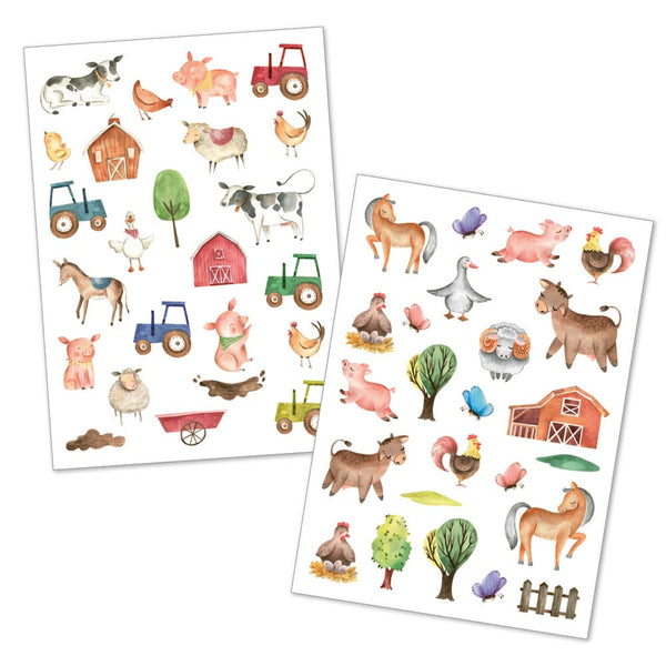 Kinder-Tattoos ‚Muh & Mäh‘ (48 Stk.)