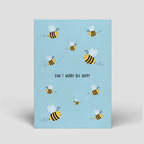 Karte - Don't worry bee happy