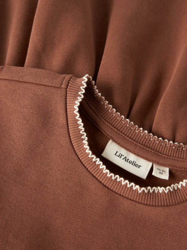 NMFKILANO RUJ LS LOOSE SWEAT DRESS LIL