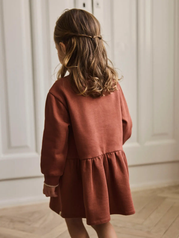 NMFKILANO RUJ LS LOOSE SWEAT DRESS LIL