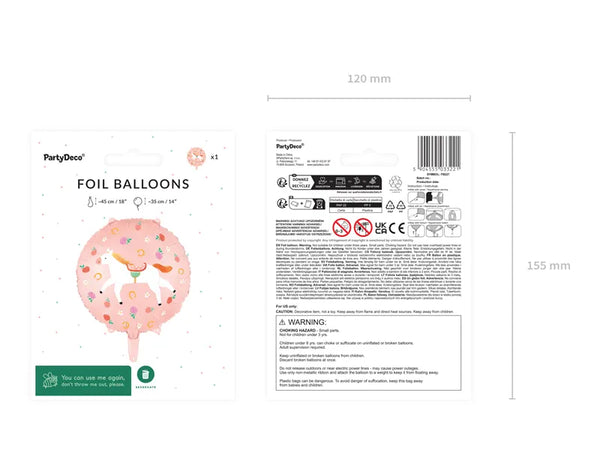 Folienballon Pferd | 45 cm