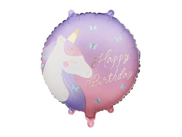 Folienballon | Einhorn | Happy Birthday
