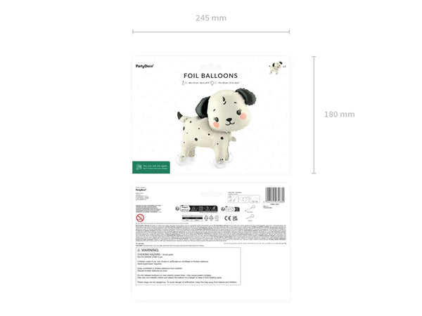 Folienballon | Hund auf Rädern