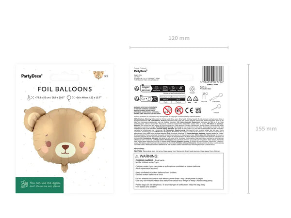 Folienballon | Bär | 56x40 cm