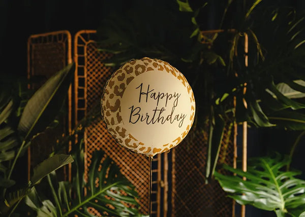 Folienballon Leo | Happy Birthday | 35x35 cm