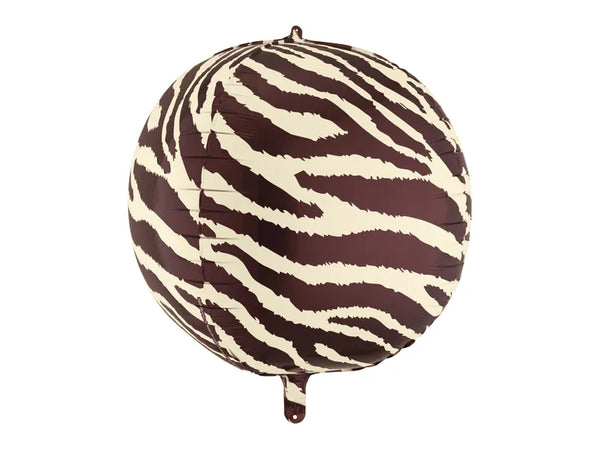 Folienballon Ball | Zebrastreife | 75 cm