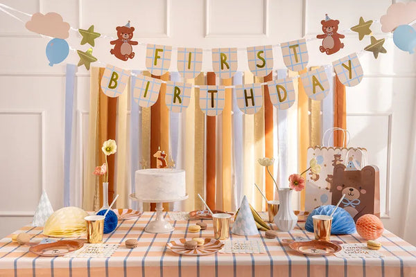 Banner zum ersten Geburtstag mit Bären | 2,55 m