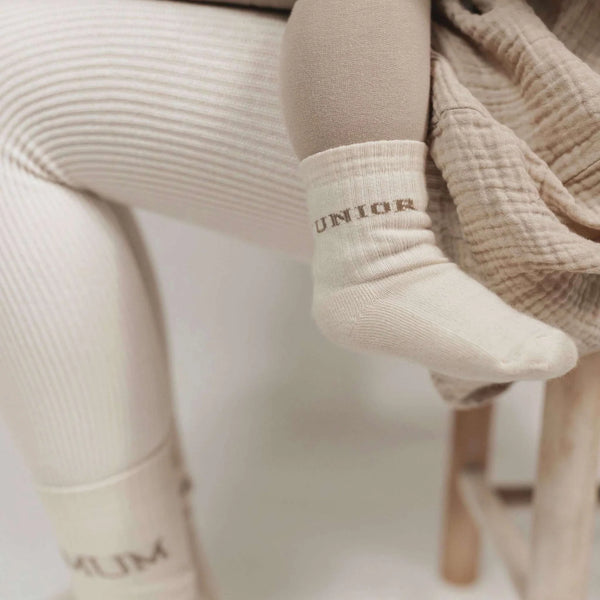 Organic Socks - JUNIOR - Sand